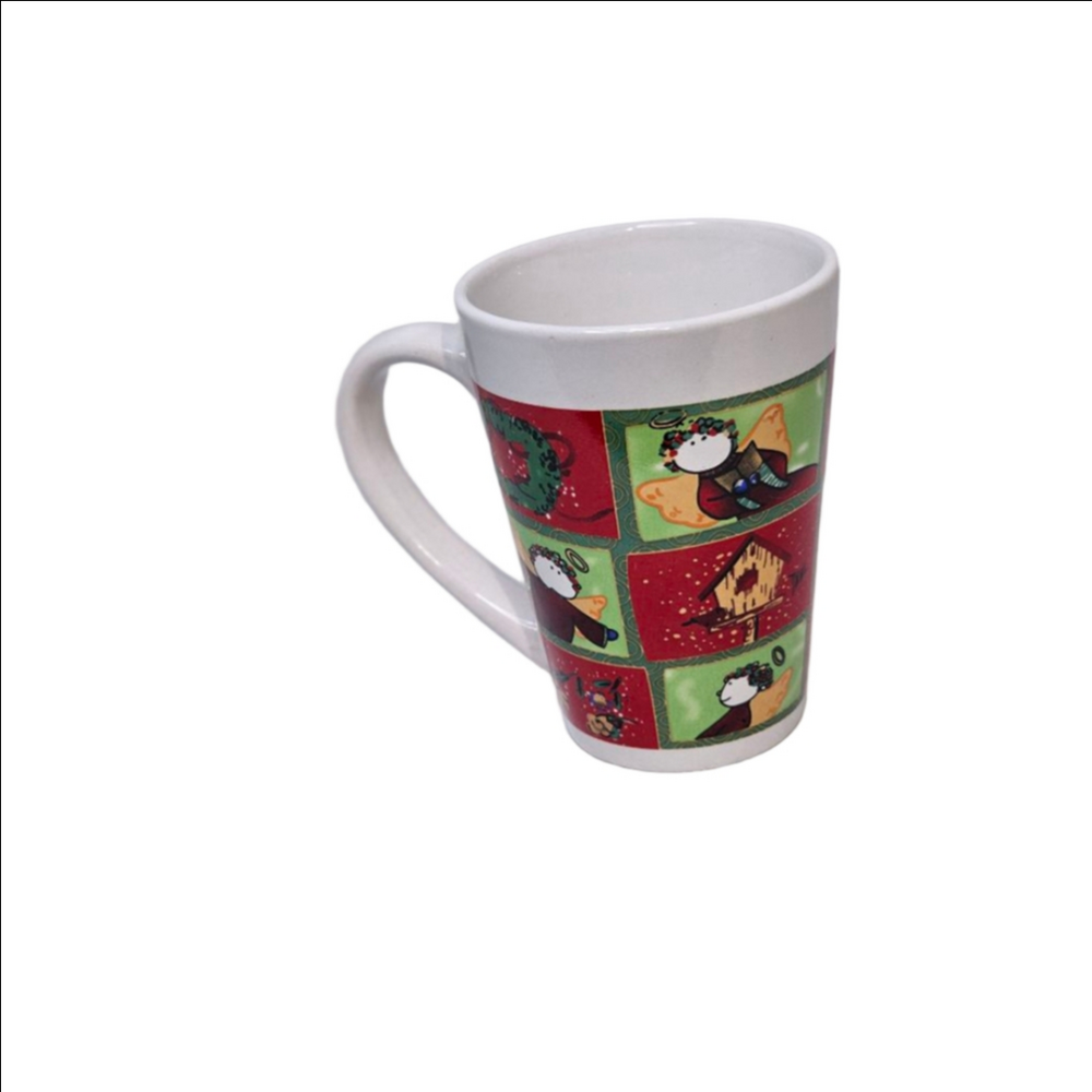 Royal Norfolk Christmas Angel Holiday Mug One Size White Red